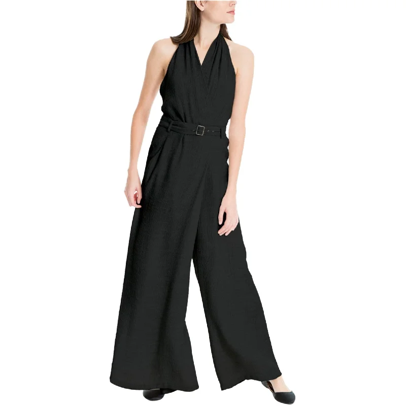 Max Studio London Womens Belted Jumpsuit