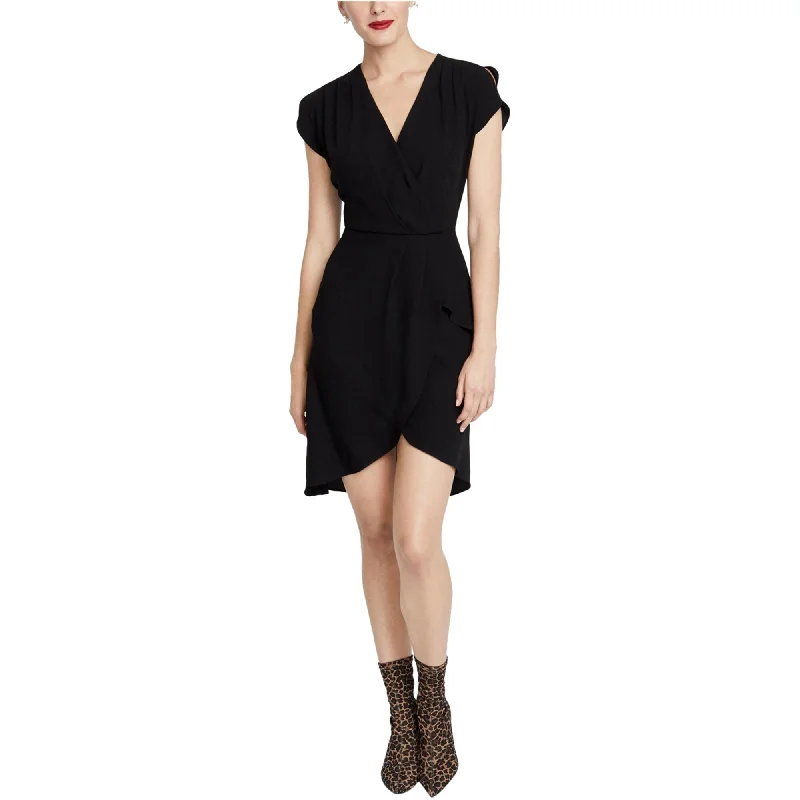 Rachel Roy Womens Faux-Wrap High-Low Dress