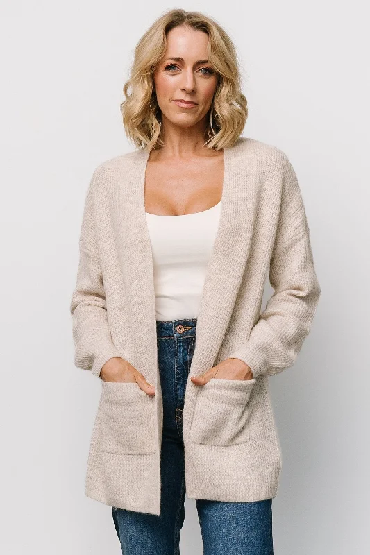 Carianne Knit Cardigan | Natural