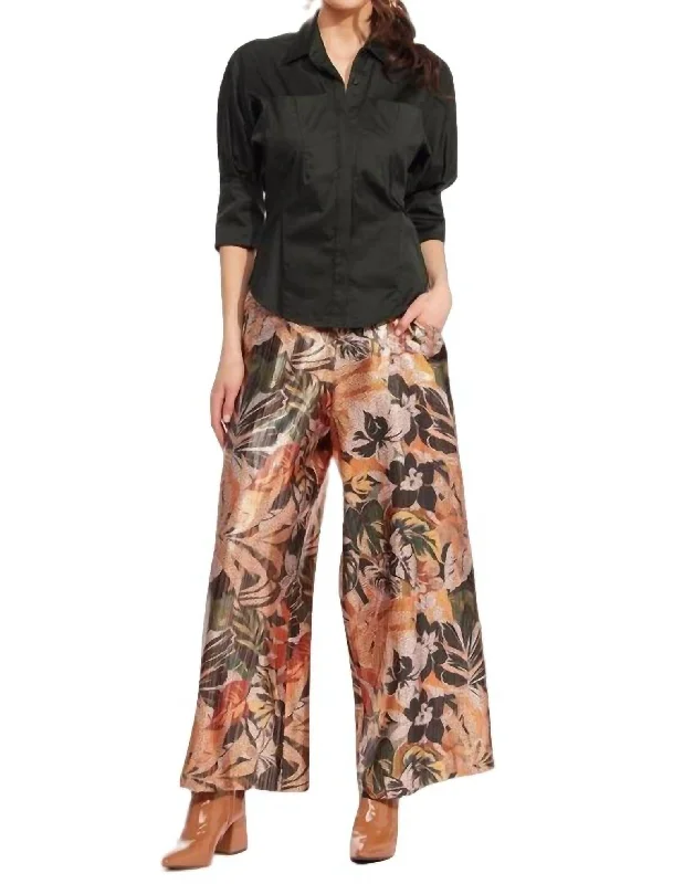 Hepburn Pant In Glitter Bloom