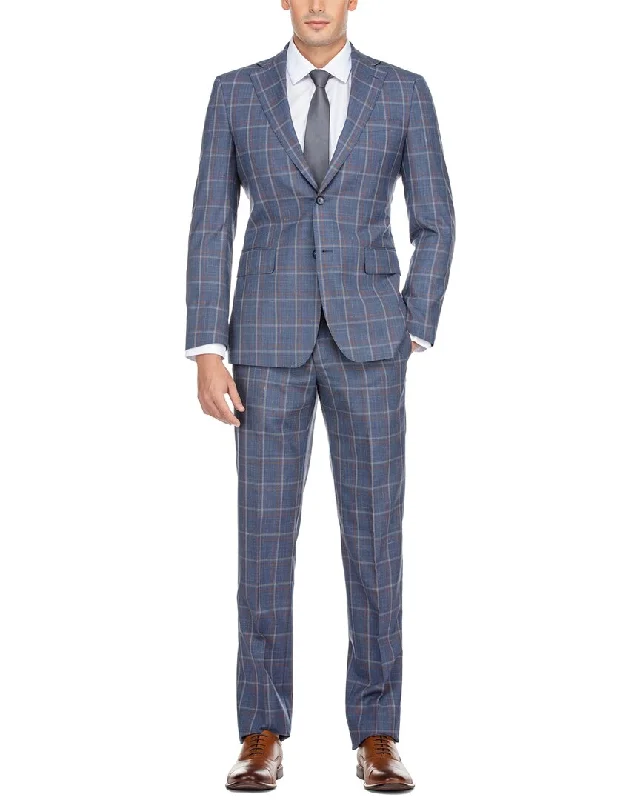 English Laundry 2pc Wool-Blend Suit