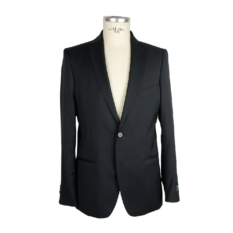 Made in Italy  Wool Men Men's Suit